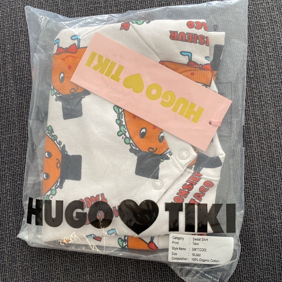 Hugo Loves Tiki Taco Sweatshirt NWT - Picture 4 of 4